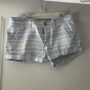 stripey summery abercrombie & fitch shorts!